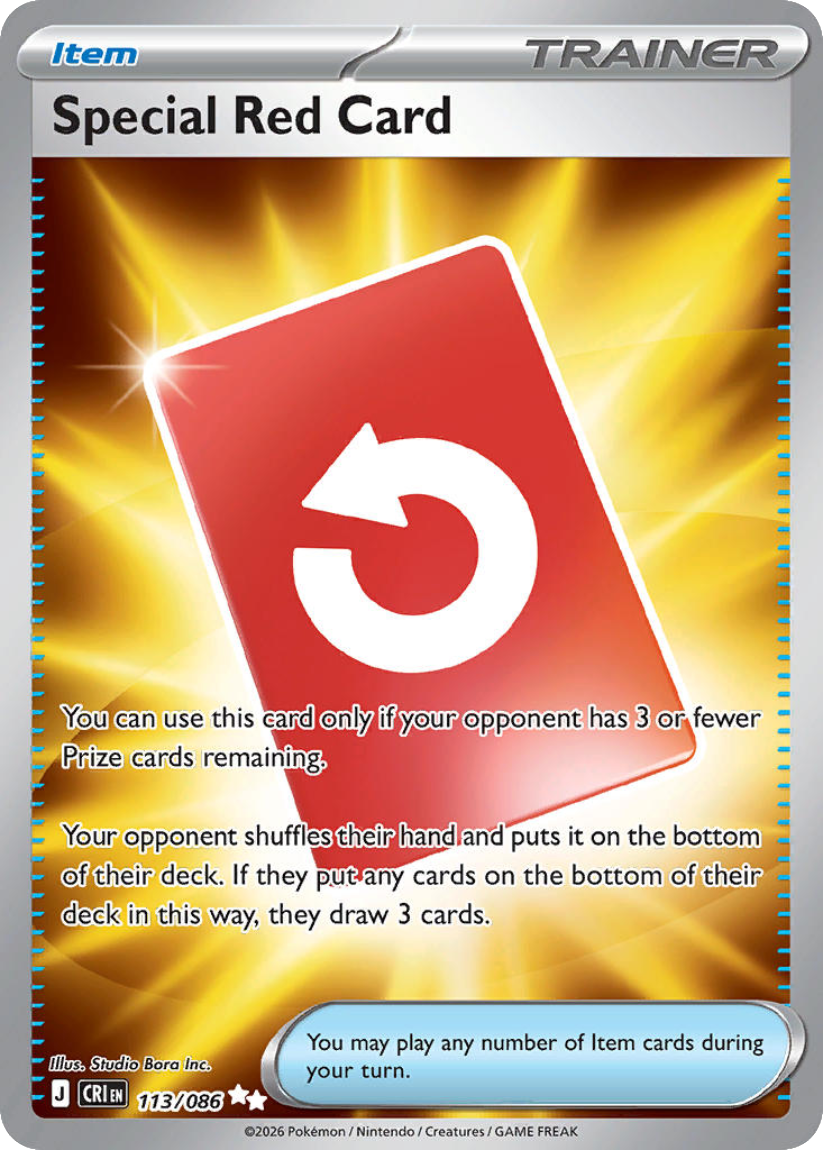 Special Red Card - CRI 113/086 (Ultra Rare) English Chaos Rising 2026