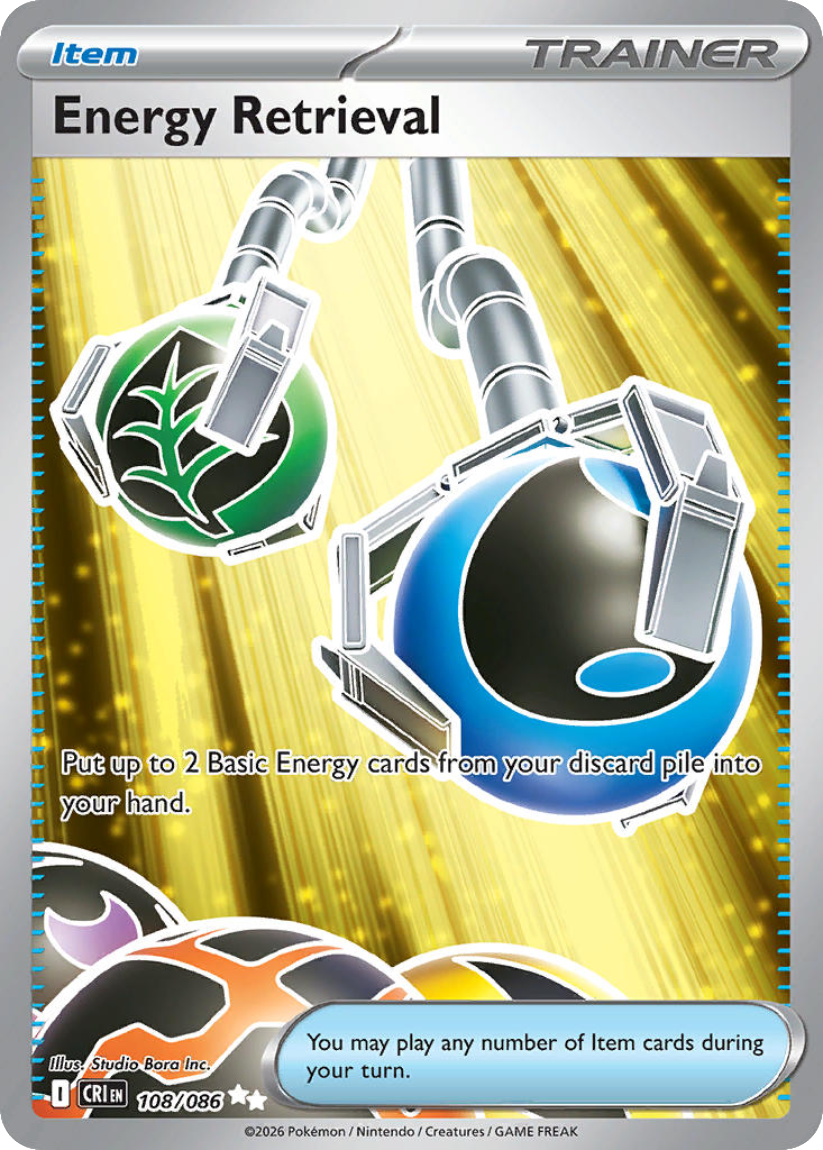 Energy Retrieval - CRI 108/086 (Ultra Rare) English Chaos Rising 2026