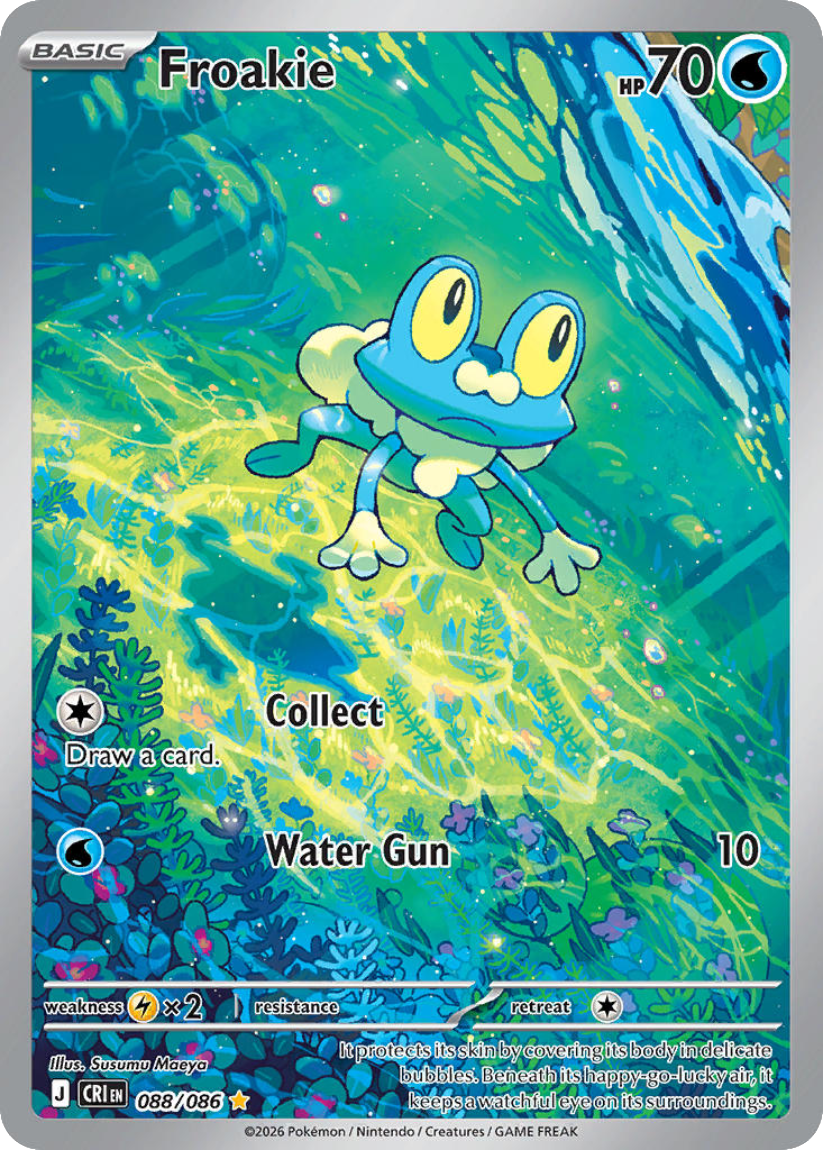Froakie - CRI 088/086 (Illustration Rare) EN Chaos Rising 2026
