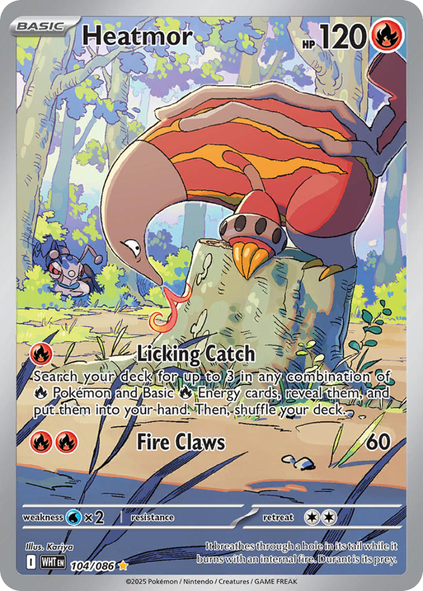 Heatmor - WHT 104/086 (Illustration Rare) English White Flare 2025