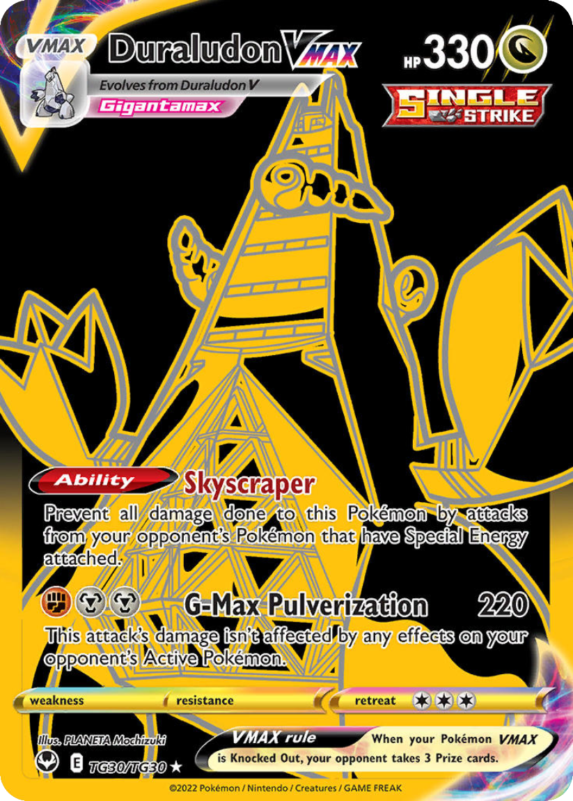 Duraludon VMAX - SIT TG30/TG30 (Secret Rare) English Silver Tempest 2022
