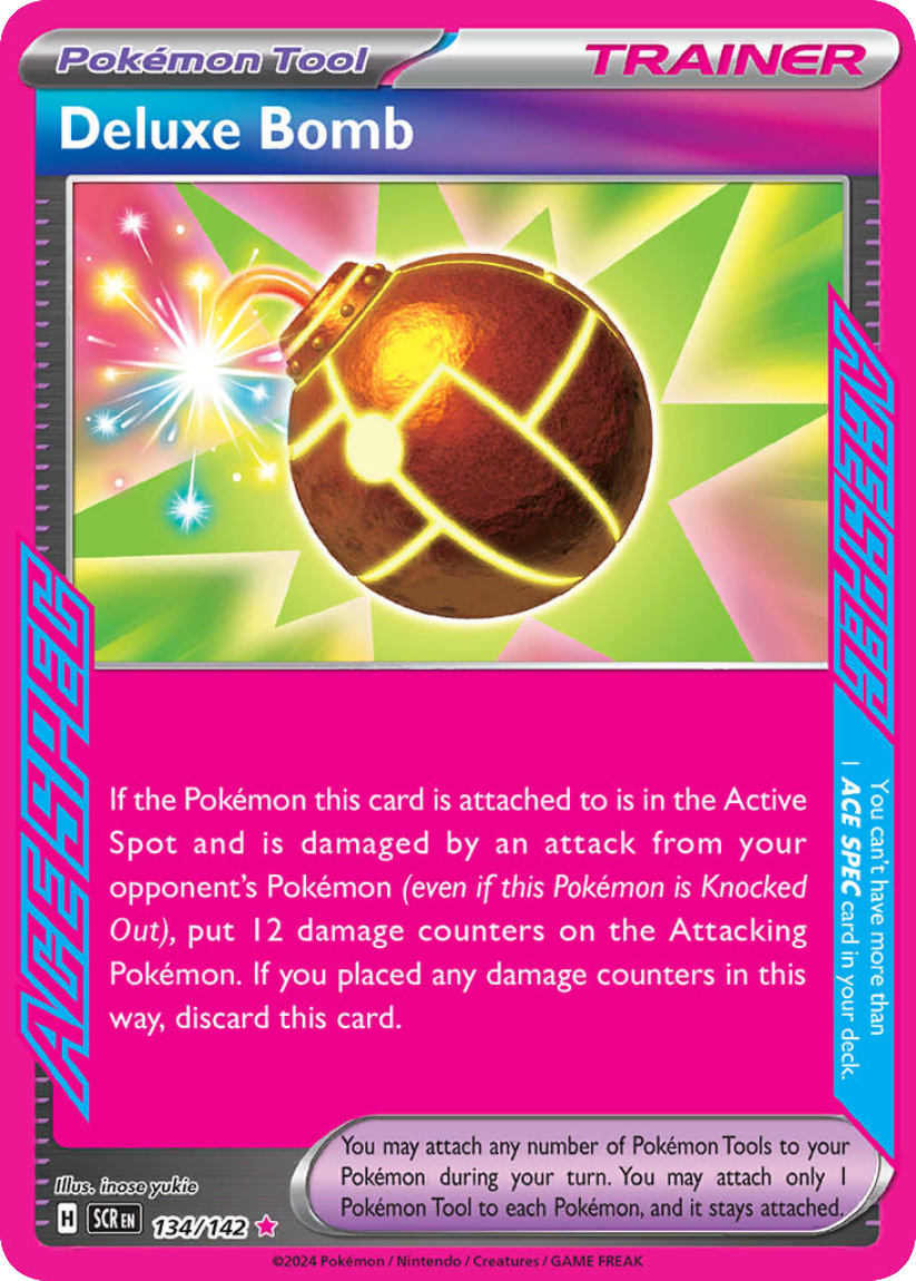 Deluxe Bomb - SCR 134/142 (Ace Spec Rare) English Stellar Crown 2024