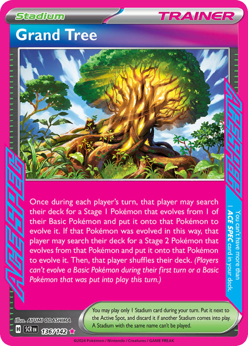 Grand Tree - SCR 136/142 (Ace Spec Rare) English Stellar Crown 2024