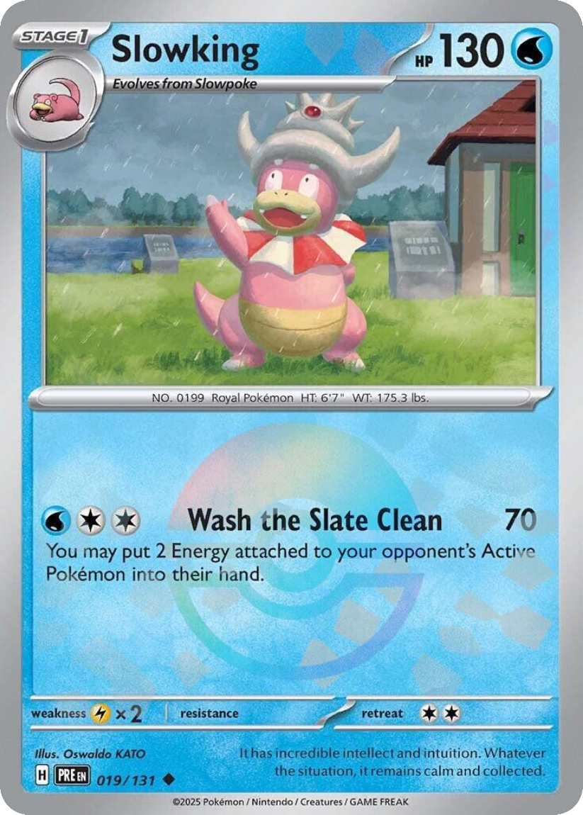 Slowking - PRE 019/131 (Poké Ball Reverse Holo) English Prismatic Evolutions 2025