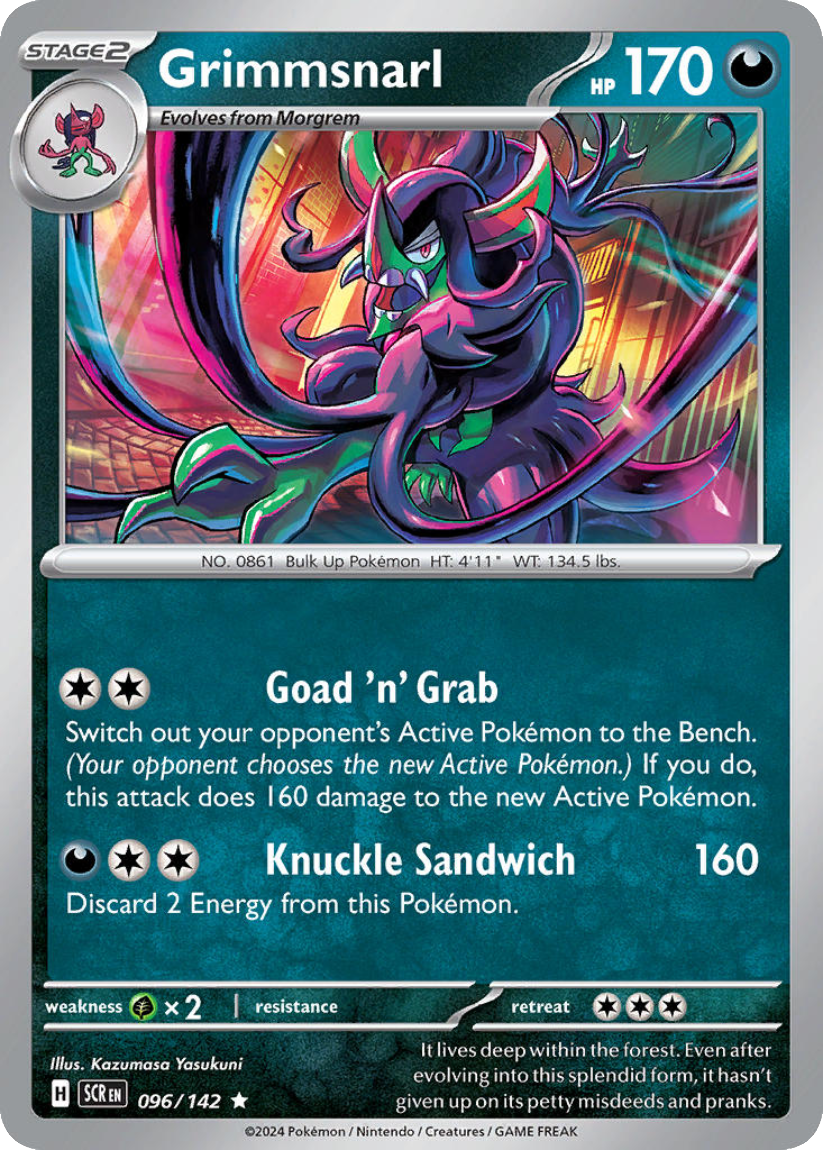 Grimmsnarl - SCR 096/142 (Rare) English Stellar Crown 2024