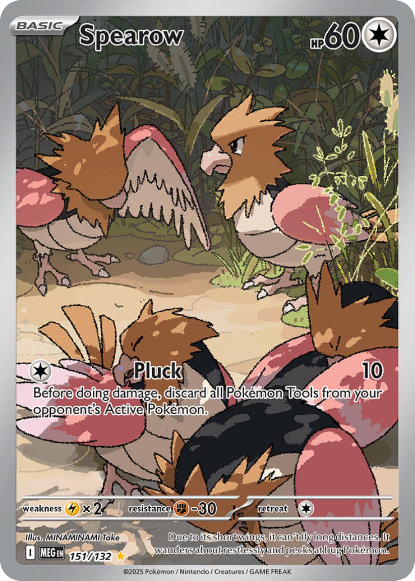 Spearow - MEG 151/132 (Illustration Rare) English Mega Evolution 2025