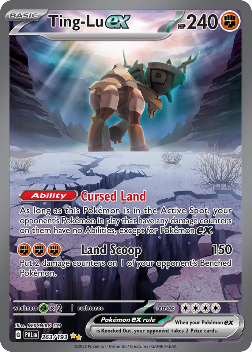 Ting-Lu ex - PAL 263/193 (Special Illustration Rare) English Paldea Evolved 2023