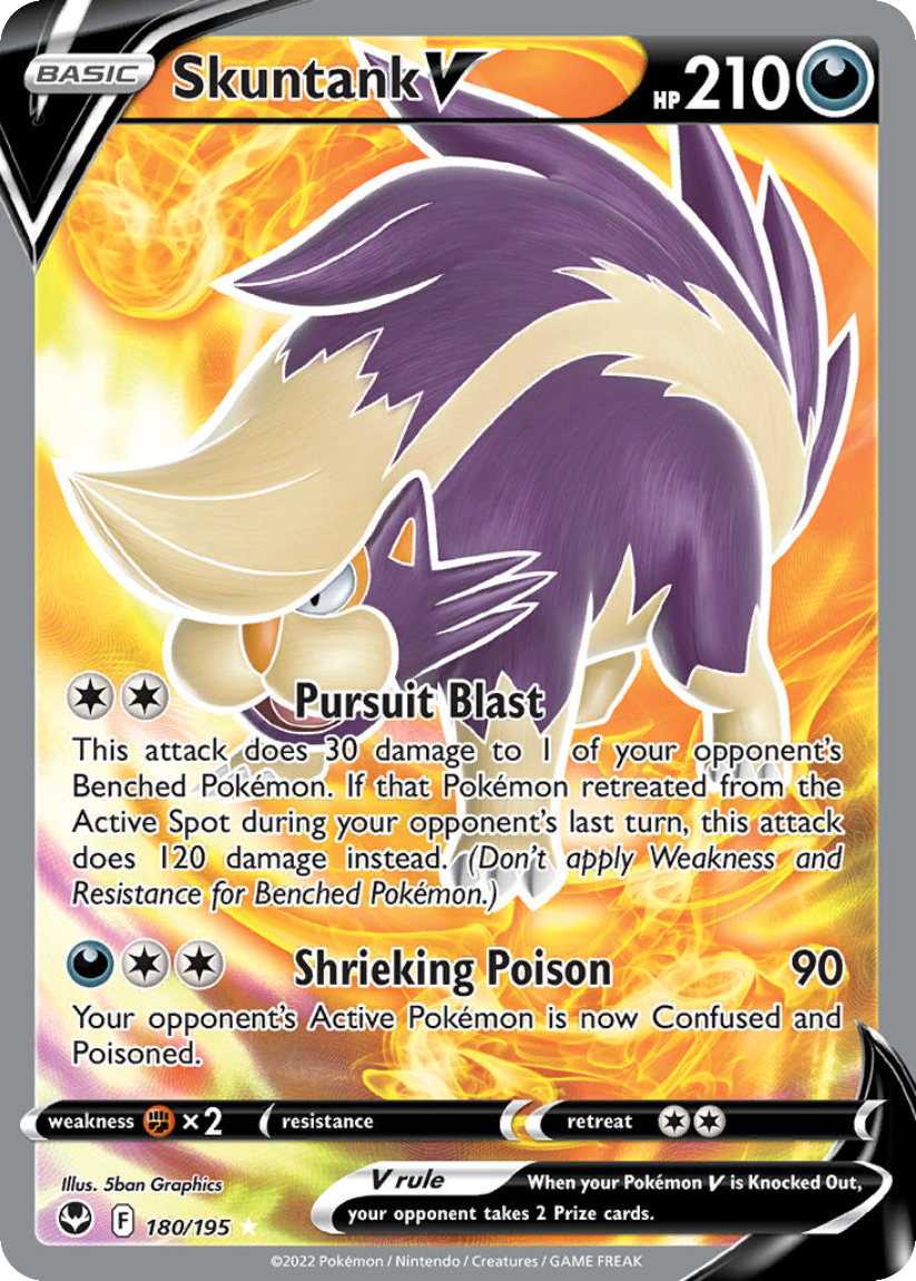 Skuntank V - SIT 180/195 (Ultra Rare) English Silver Tempest 2022