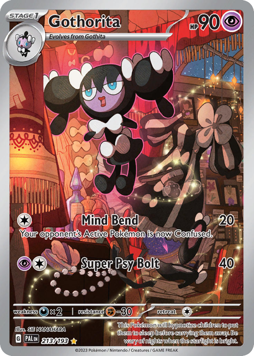 Gothorita - PAL 213/193 (Illustration Rare) English Paldea Evolved 2023