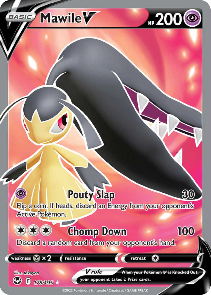Mawile V - SIT 178/195 (Ultra Rare) English Silver Tempest 2022