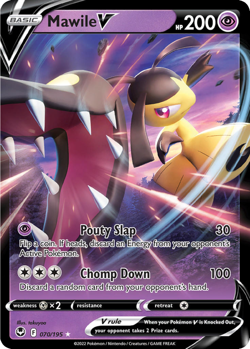 Mawile V - SIT 070/195 (Ultra Rare) English Silver Tempest 2022