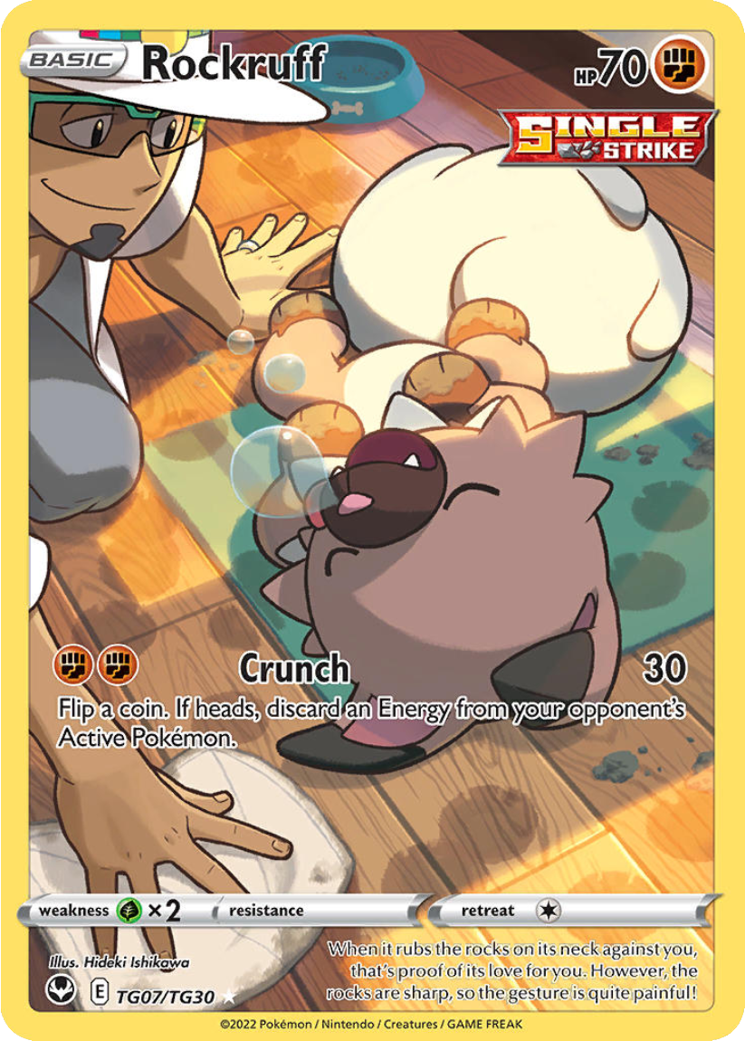 Rockruff - SIT TG07/TG30 (Ultra Rare) English Silver Tempest 2022