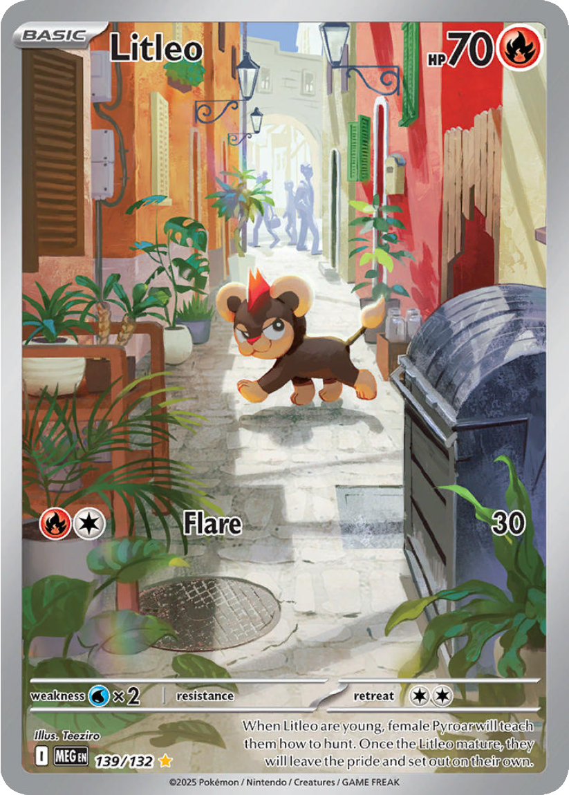 Litleo - MEG 139/132 (Illustration Rare) English Mega Evolution 2025