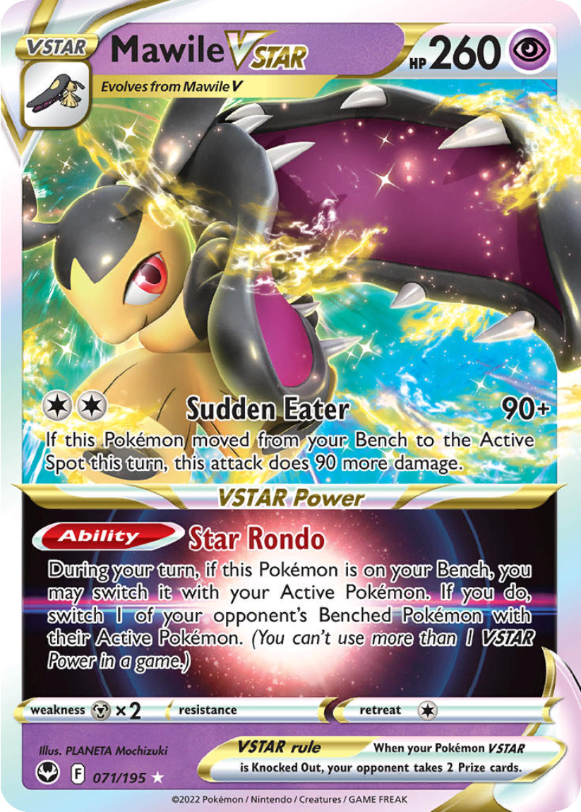Mawile VSTAR - SIT 071/195 (Ultra Rare) English Silver Tempest 2022