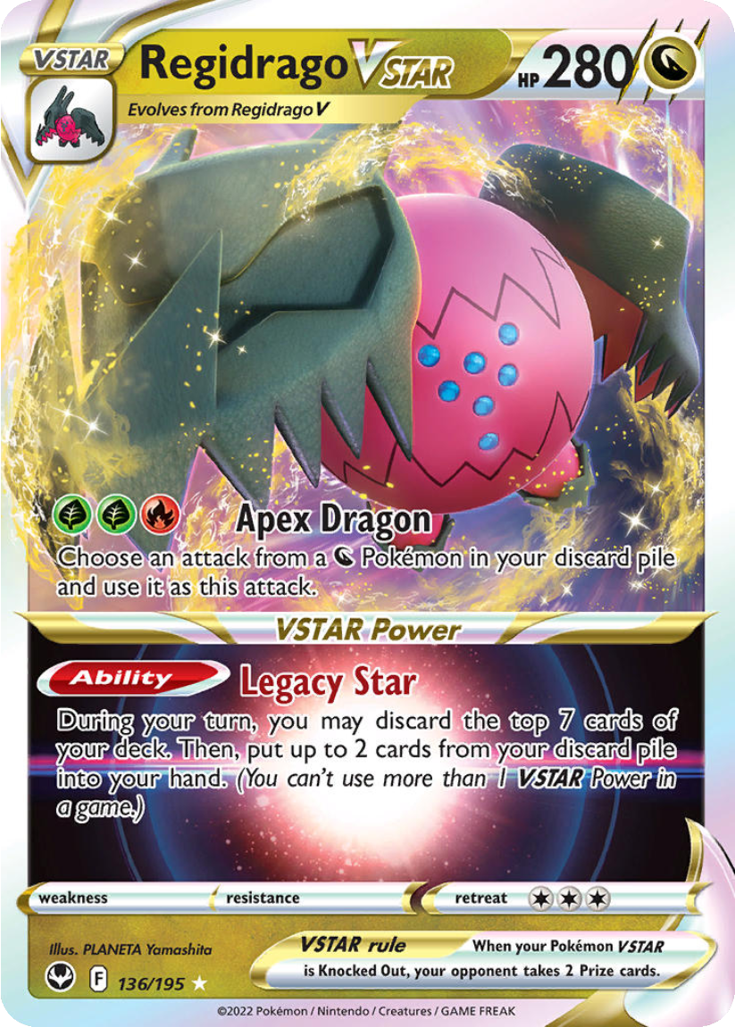 Regidrago VSTAR - SIT 136/195 (Ultra Rare) English Silver Tempest 2022
