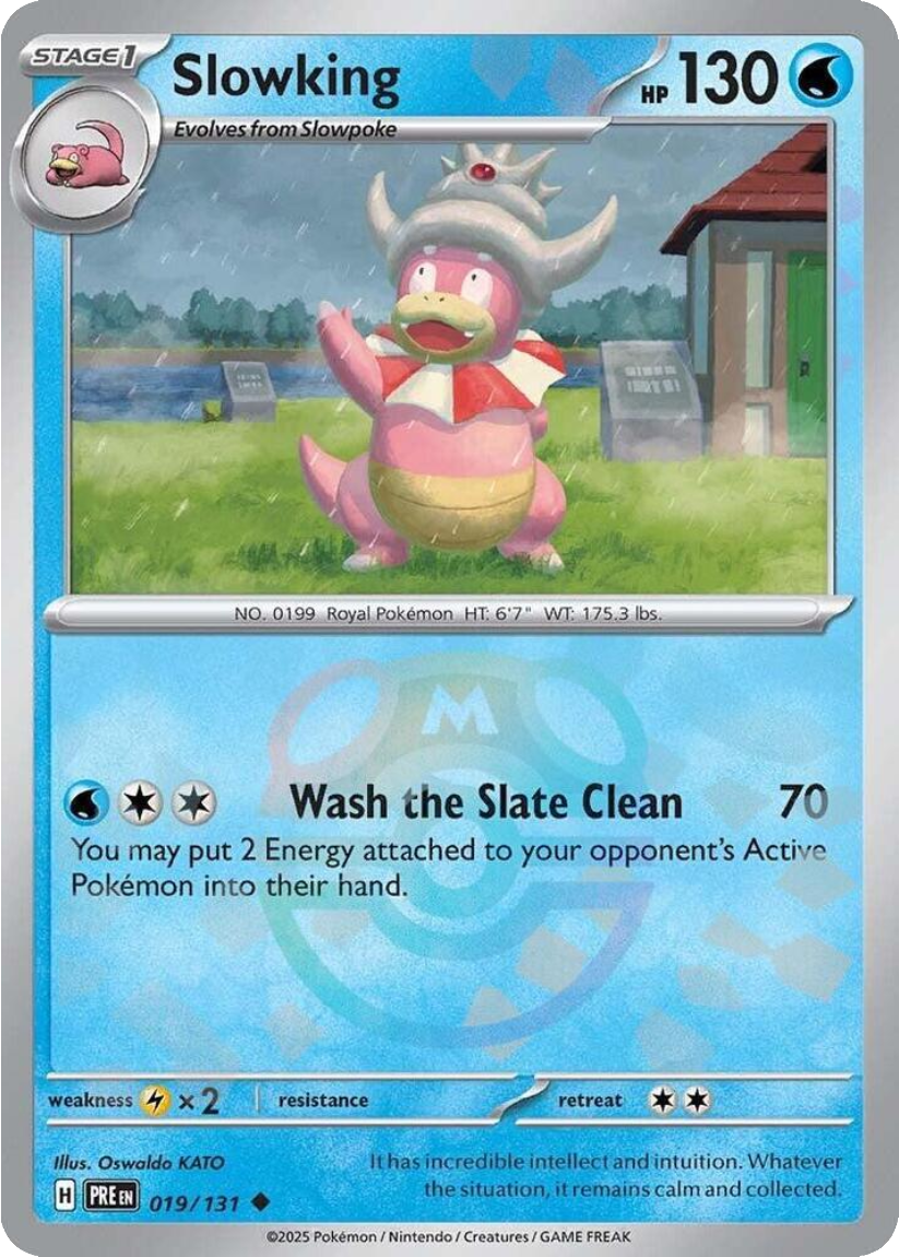 Slowking - PRE 019/131 (Master Ball Reverse Holo) English Prismatic Evolutions 2025