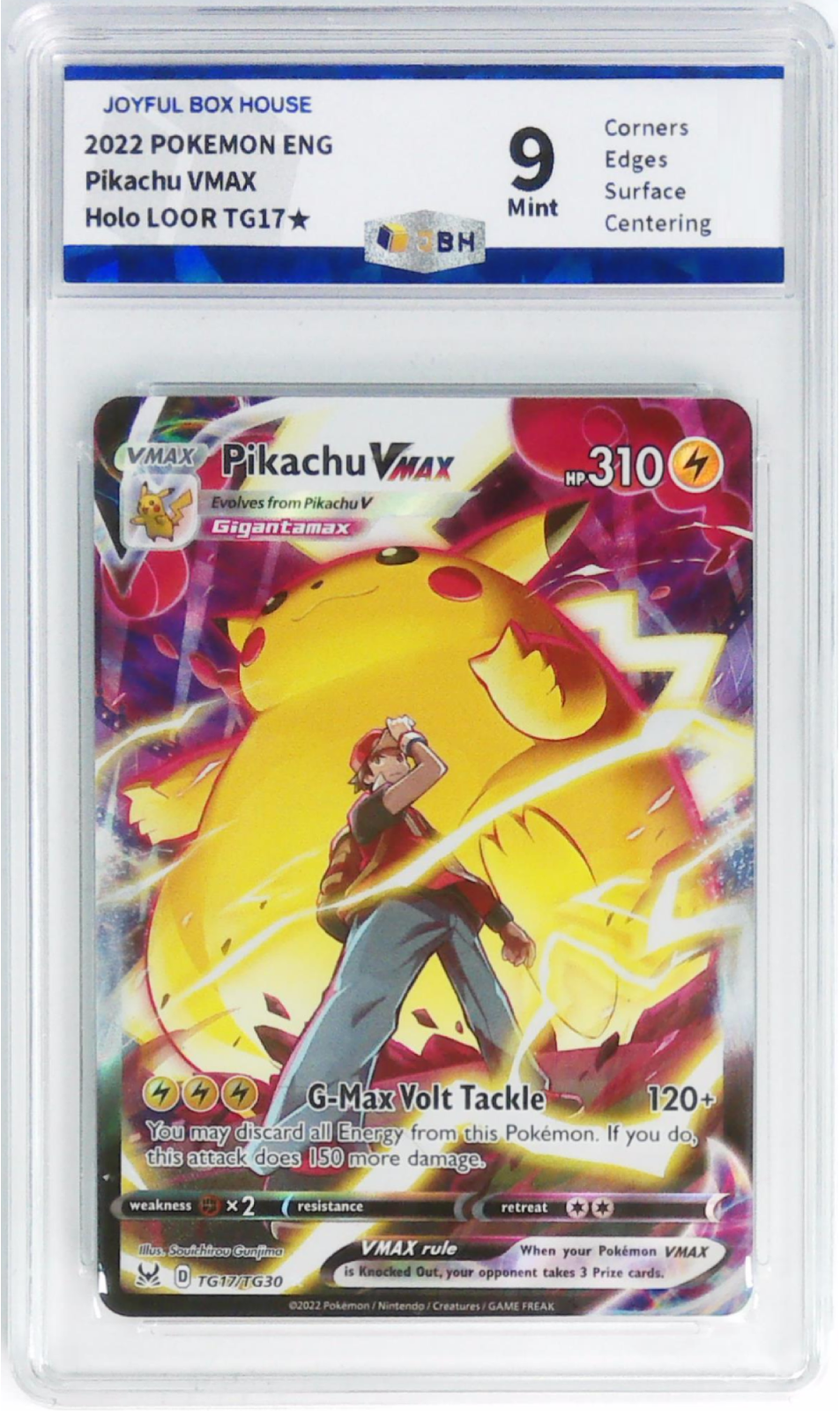 Pikachu VMAX - LOR TG17/TG30 (Ultra Rare) English Lost Origin: Trainer Gallery 2022