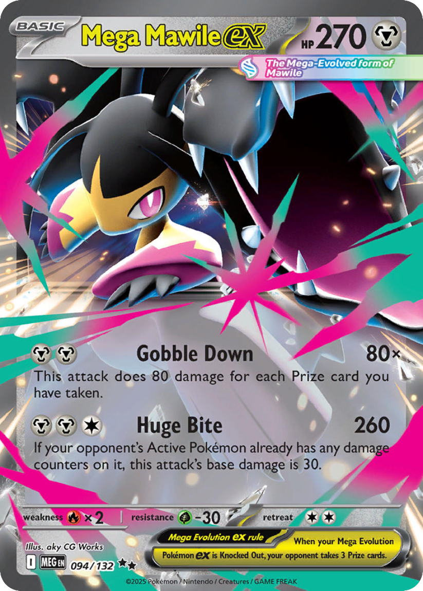 Mega Mawile ex - MEG 094/132 (Double Rare) English Mega Evolution 2025