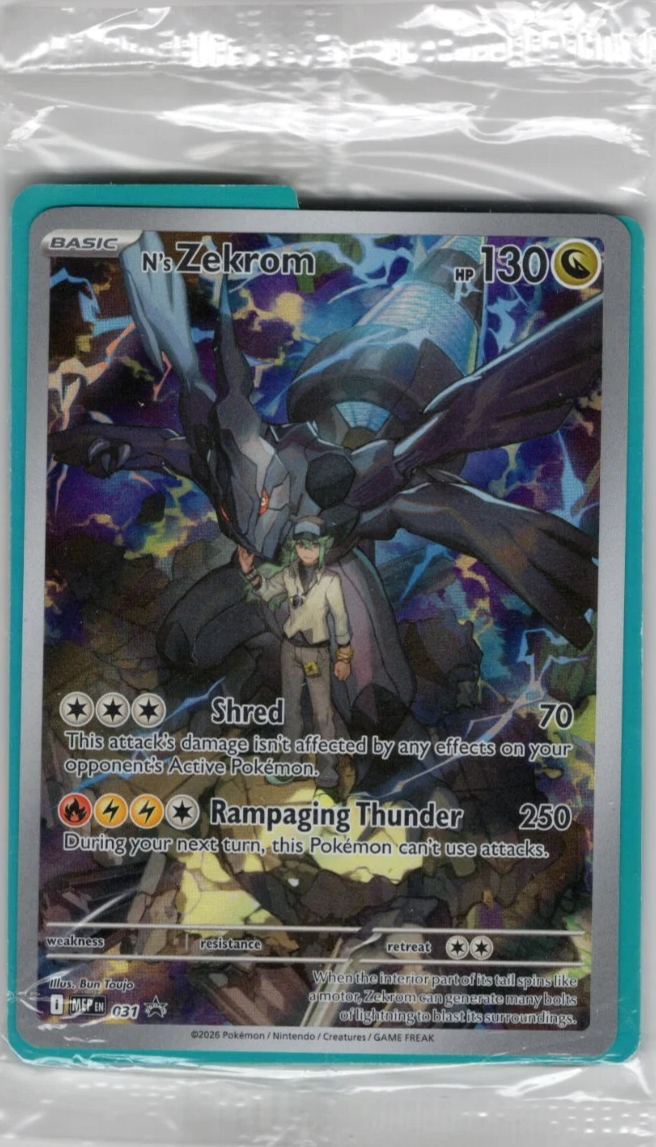 N's Zekrom - MEP 031 (Promo) English Ascended Heroes Elite Trainer Box 2026