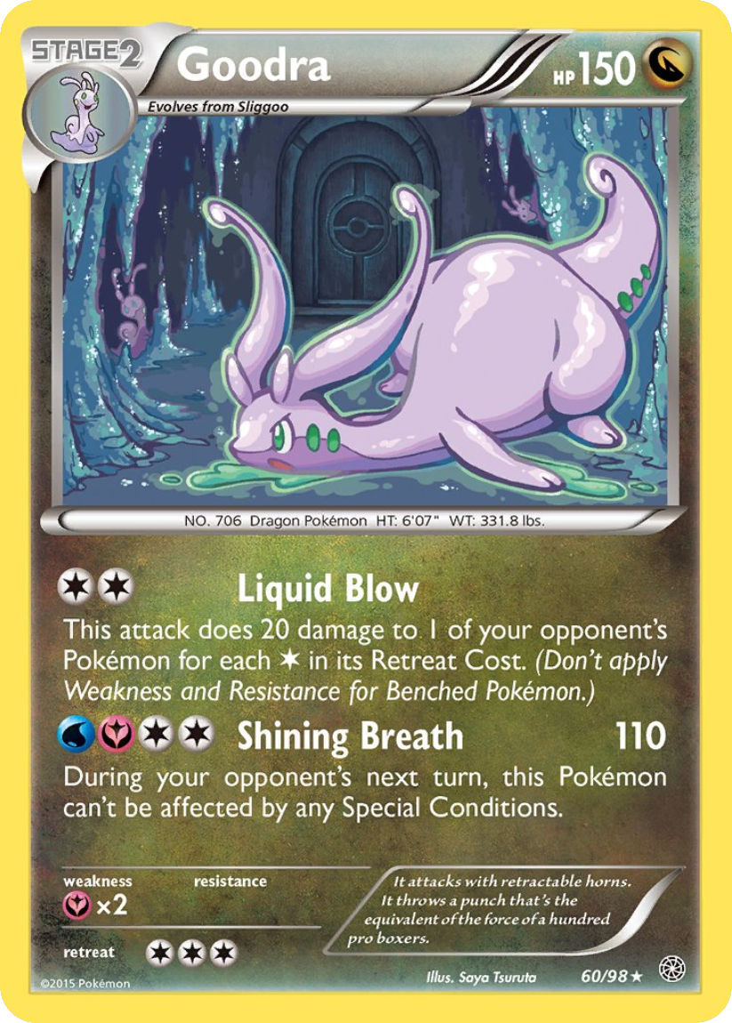 Goodra - AOR 60/98 (Holo Rare) English Ancient Origins 2015