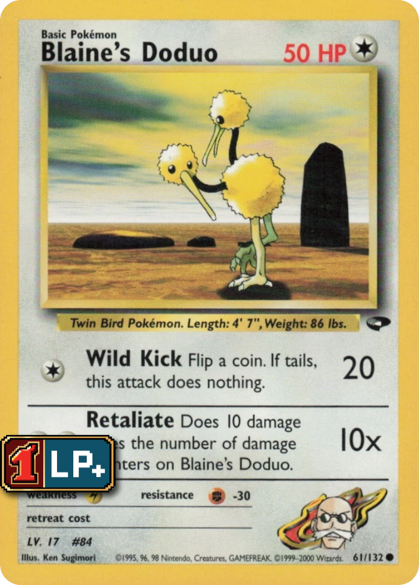 Blaine's Doduo - G2 61/132 (Common) EN Gym Challenge 2000