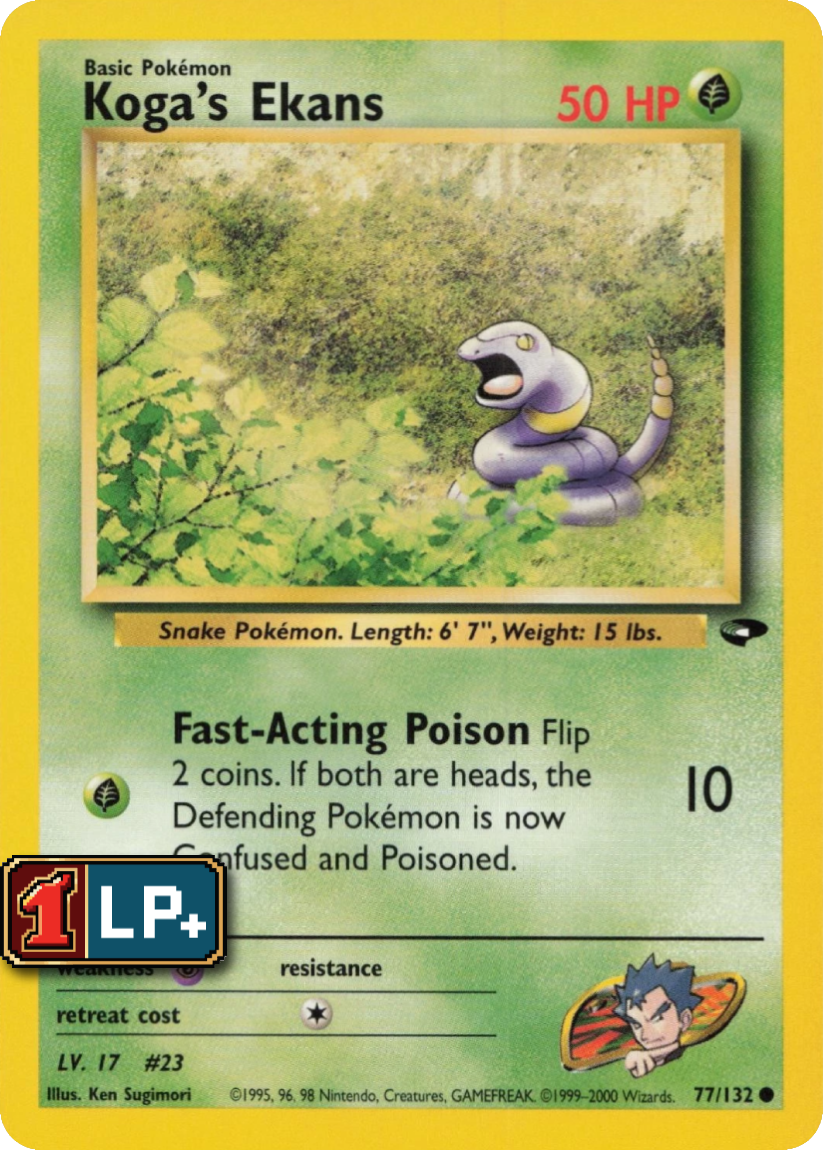 Koga's Ekans - G2 77/132 (Common) EN Gym Challenge 2000
