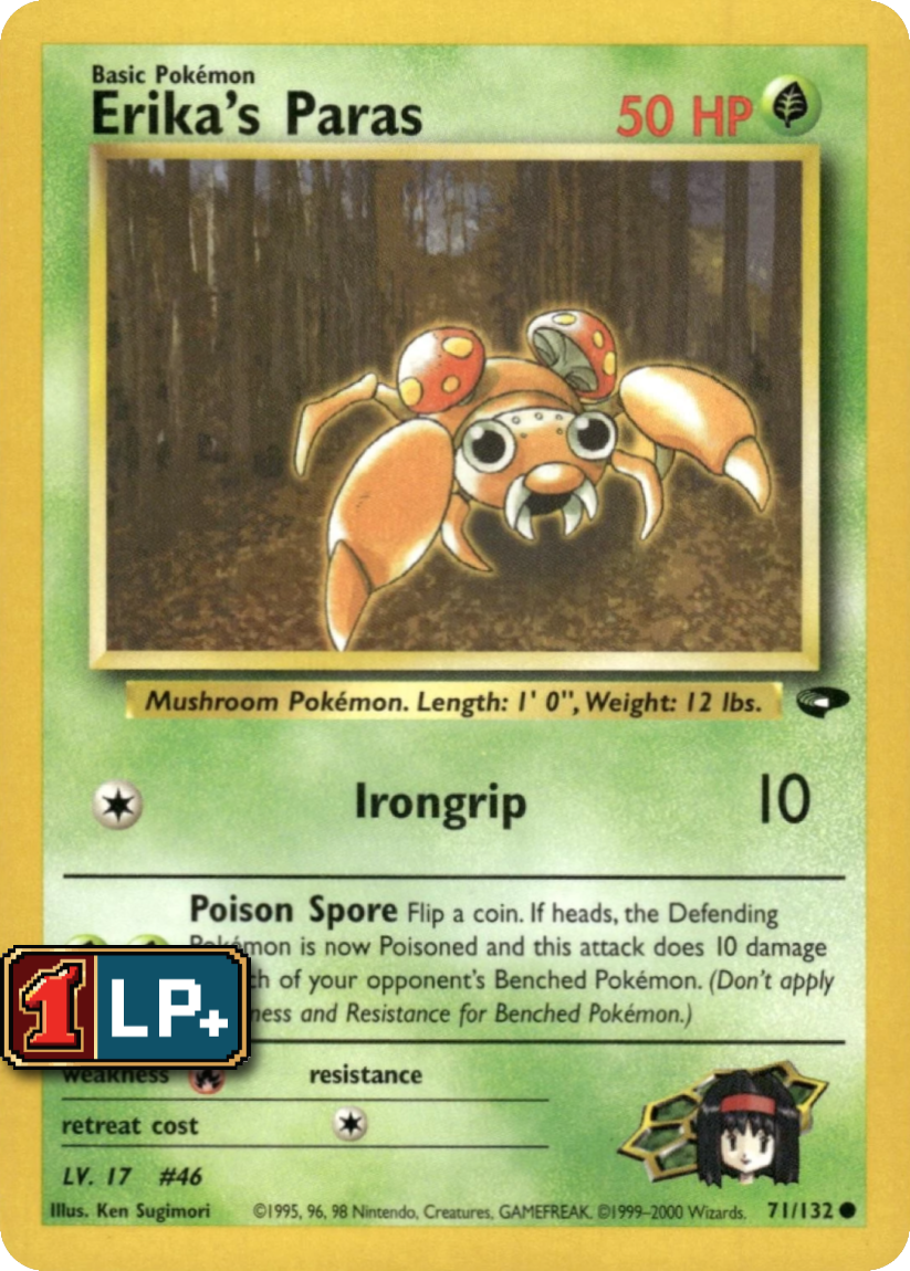 Erika's Paras - G2 71/132 (Common) EN Gym Challenge 2000