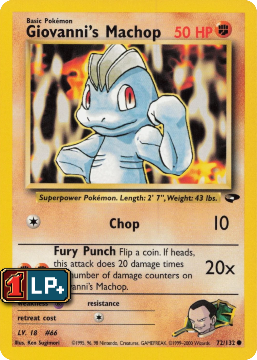 Giovanni's Machop - G2 73/132 (Common) EN Gym Challenge 2000
