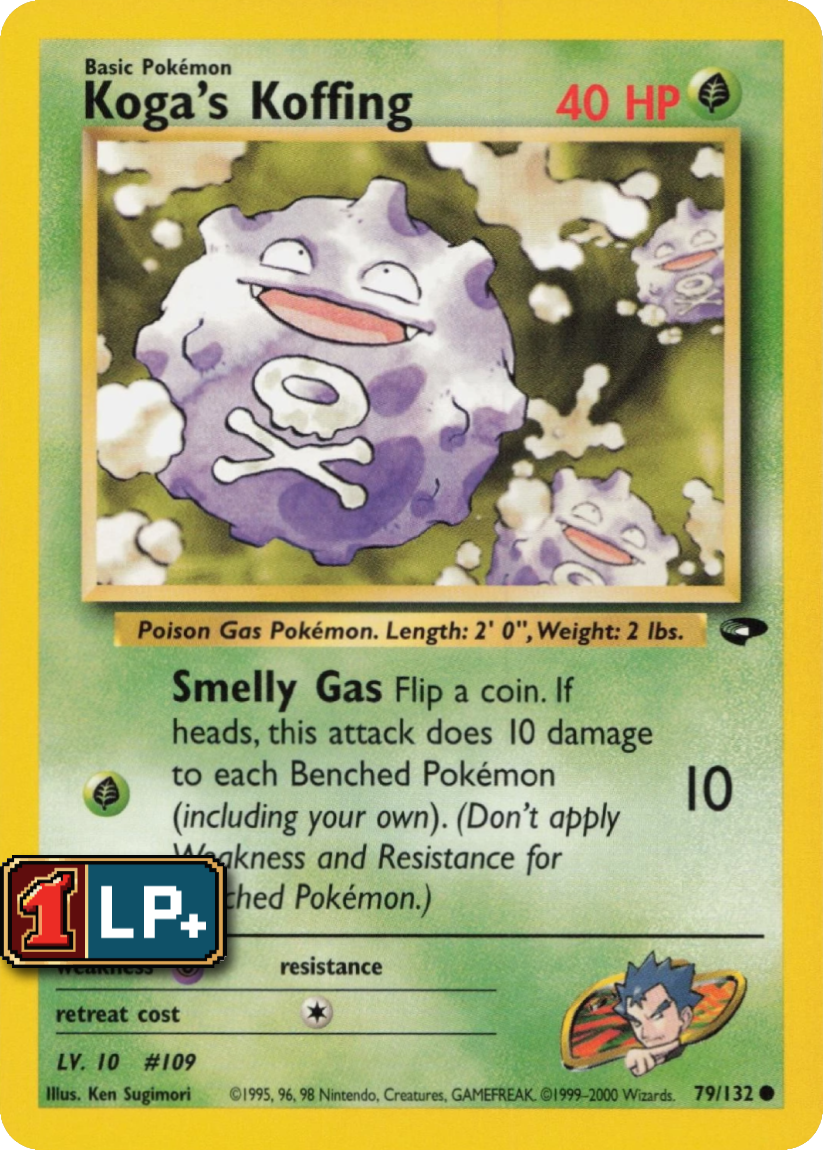 Koga's Koffing - G2 79/132 (Common) EN Gym Challenge 2000