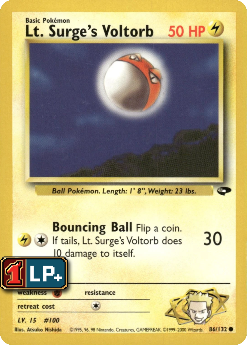 Lt. Surge's Voltorb - G2 86/132 (Common) EN Gym Challenge 2000