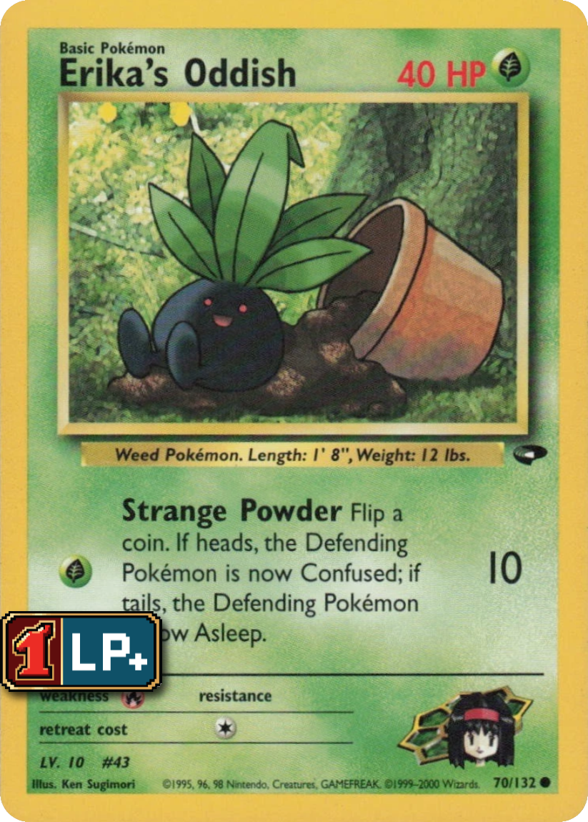 Erika's Oddish - G2 70/132 (Common) EN Gym Challenge 2000
