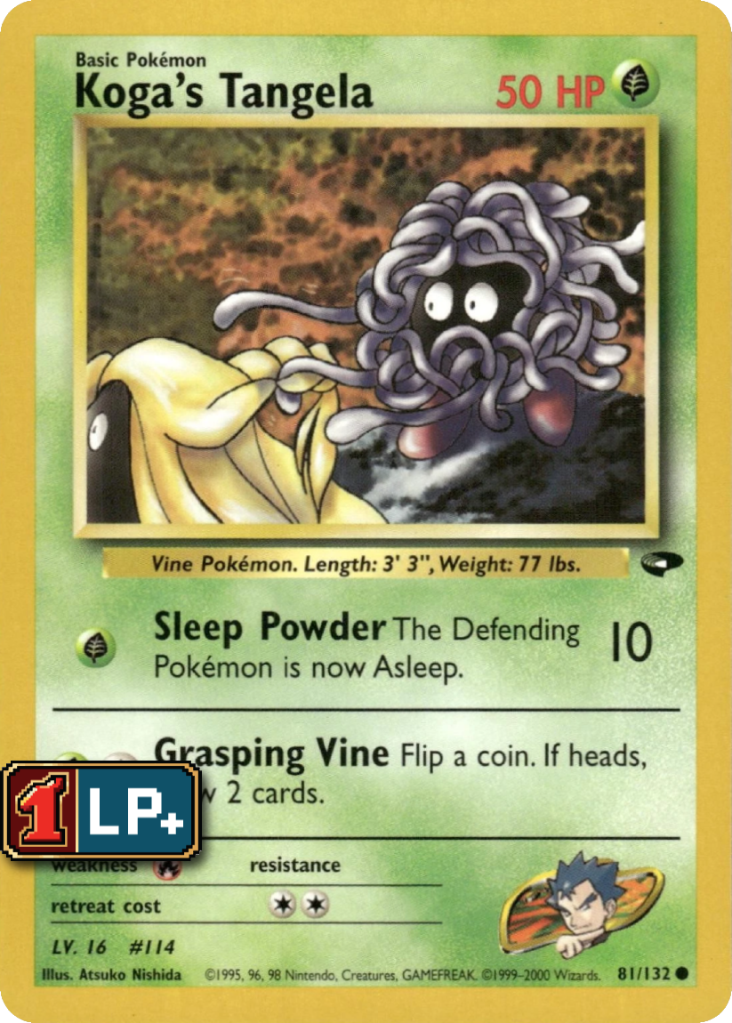 Koga's Tangela - G2 81/132 (Common) EN Gym Challenge 2000