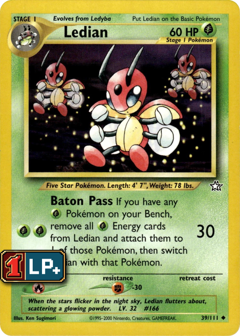 Ledian - N1 39/111 (Uncommon) EN Neo Genesis 2000