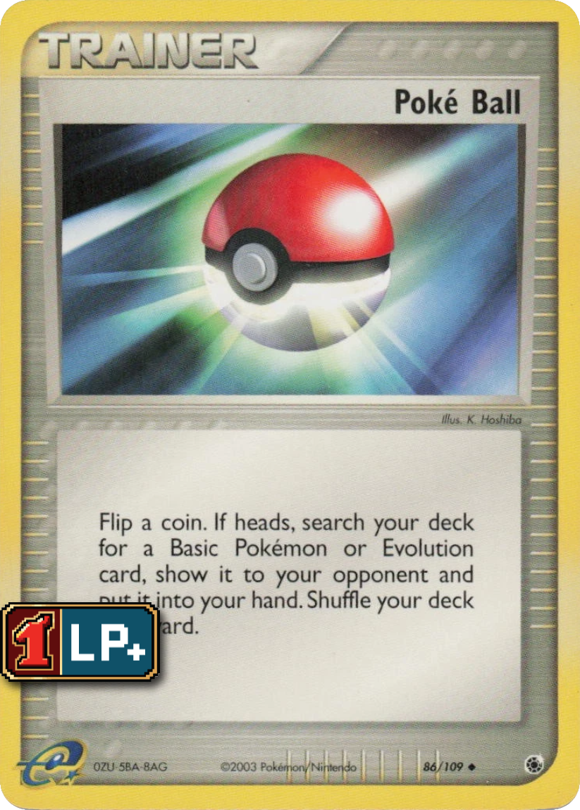 Poké Ball - RS 86/109 (Uncommon) EN Ruby & Sapphire 2003