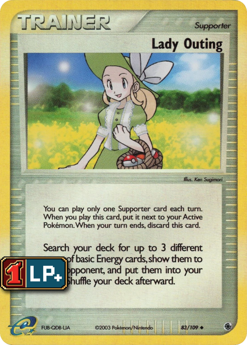 Lady Outing - RS 83/109 (Uncommon) EN Ruby & Sapphire 2003