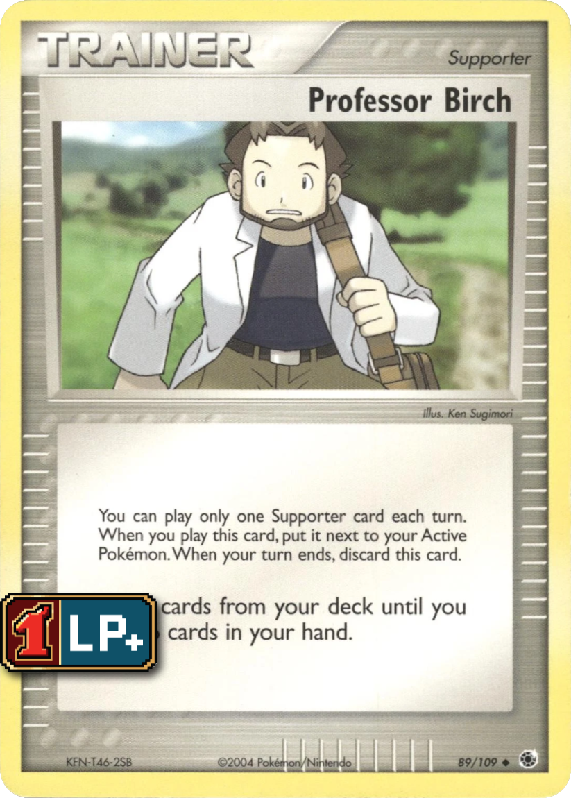 Professor Birch - RS 89/109 (Uncommon) EN Ruby & Sapphire 2003