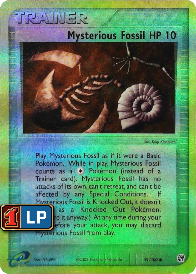 Mysterious Fossil - SS 91/100 (Reverse Holo) EN Sandstorm 2003