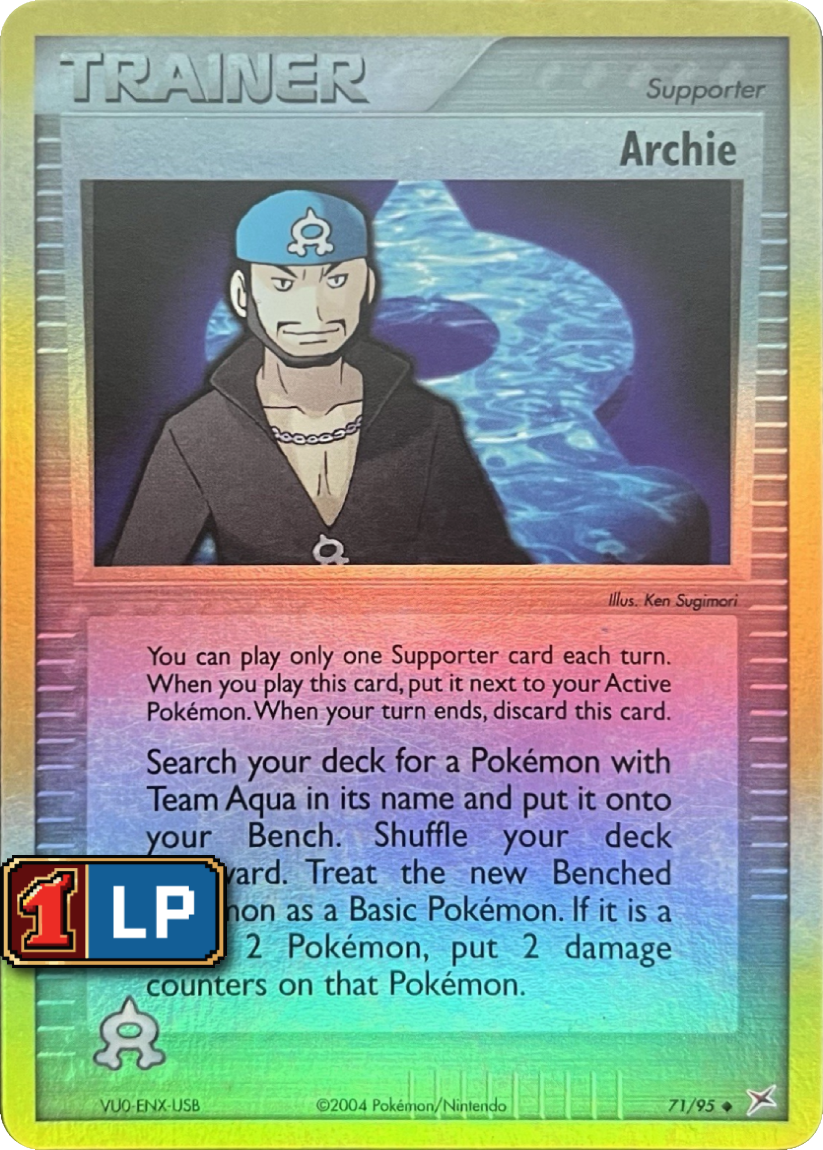 Archie - MA 71/95 (Reverse Holo) EN Team Magma vs Team Aqua 2004