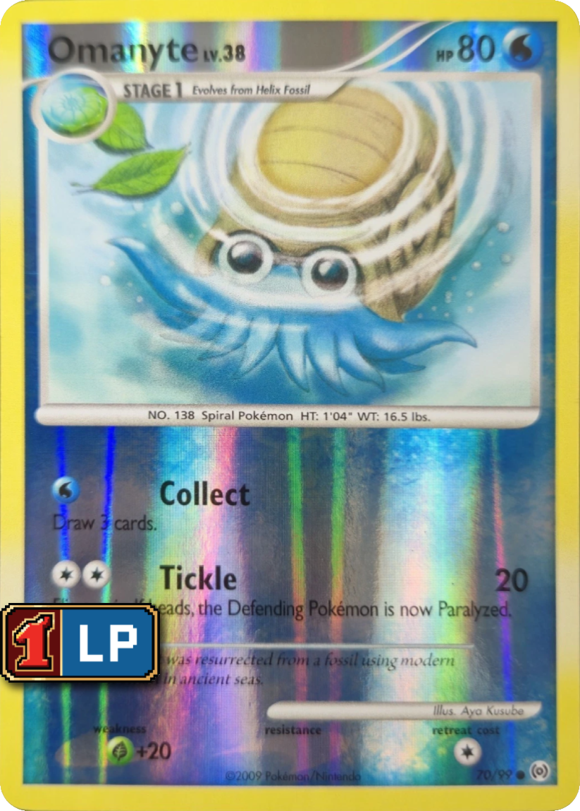 Omanyte - AR 70/99 (Reverse Holo) EN Arceus 2009