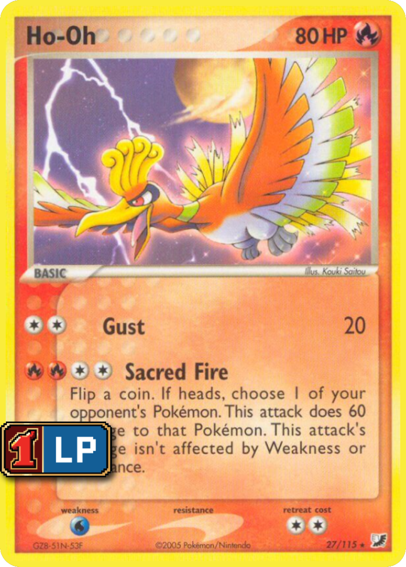 Ho-Oh - UF 27/115 (Rare) EN Unseen Forces 2005
