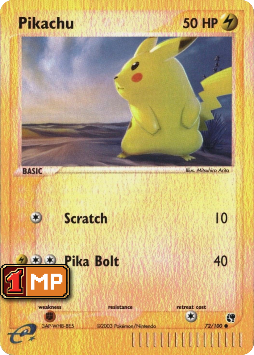 Pikachu - SS 72/100 (Reverse Holo) EN Sandstorm 2003