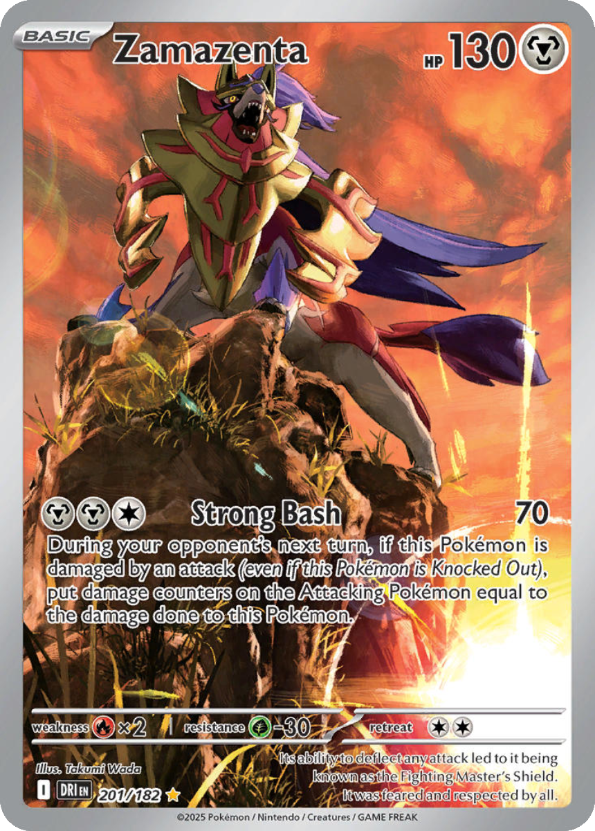 Zamazenta - DRI 201/182 (Illustration Rare) English Destined Rivals 2025