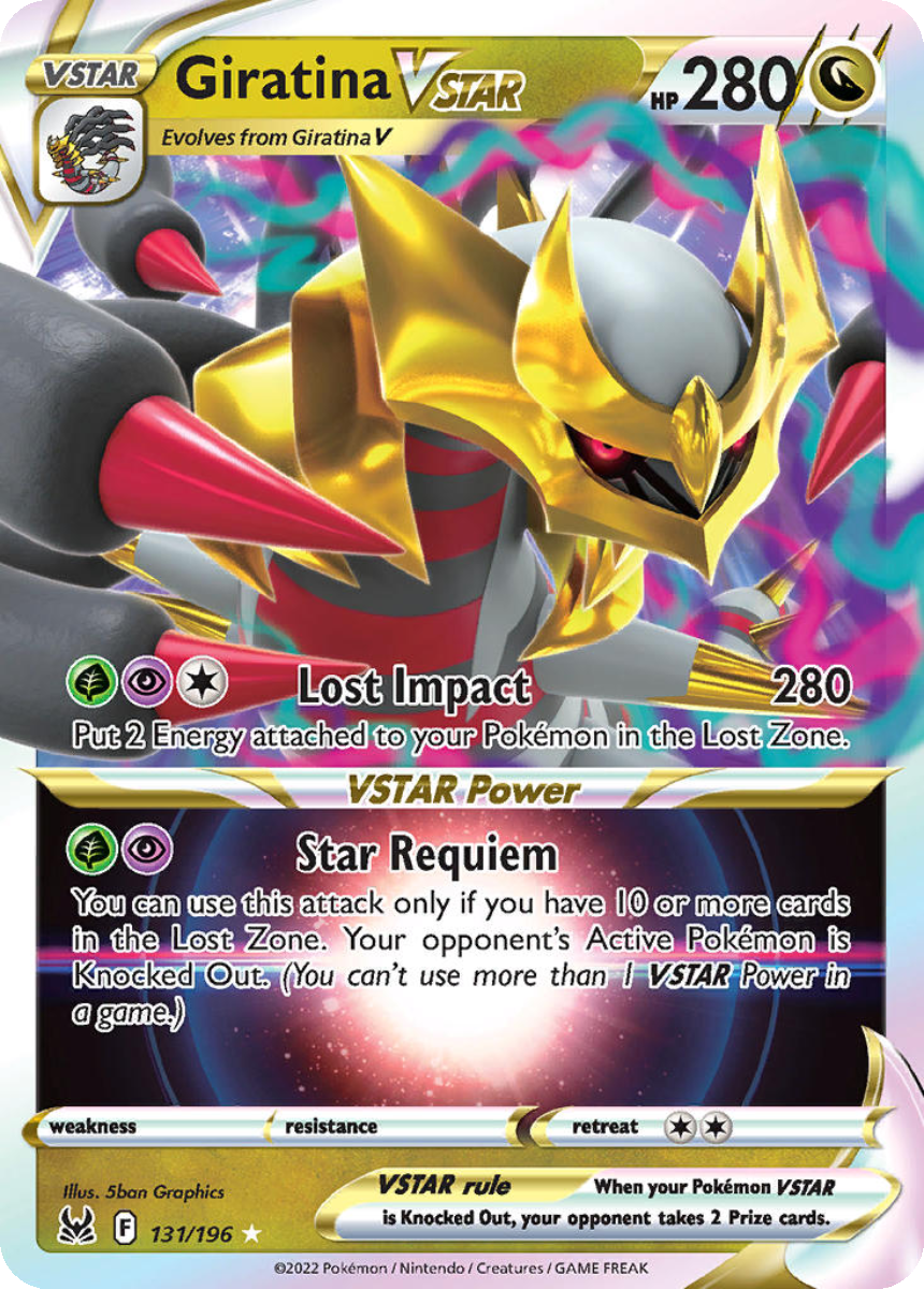 Giratina VSTAR - LOR 131/196 (Ultra Rare) English Lost Origin 2022