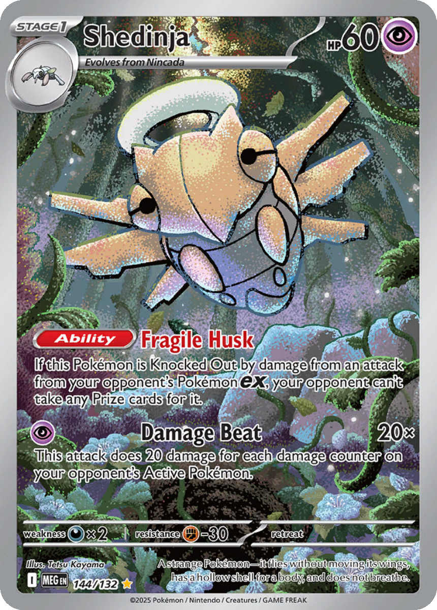 Shedinja - MEG 144/132 (Illustration Rare) English Ascended Heroes 2026