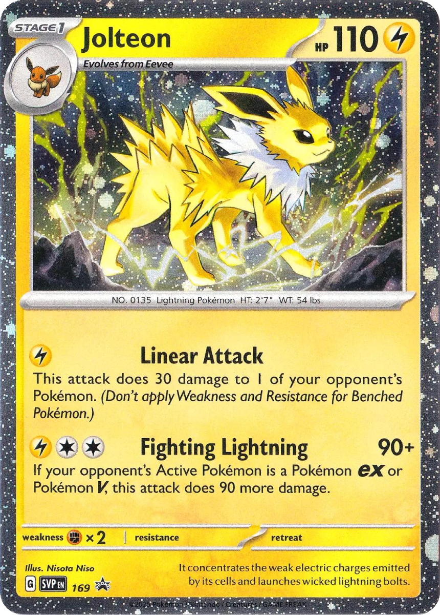 Jolteon - SVP 169 (Promo) English Prismatic Evolutions Poster Collection 2025