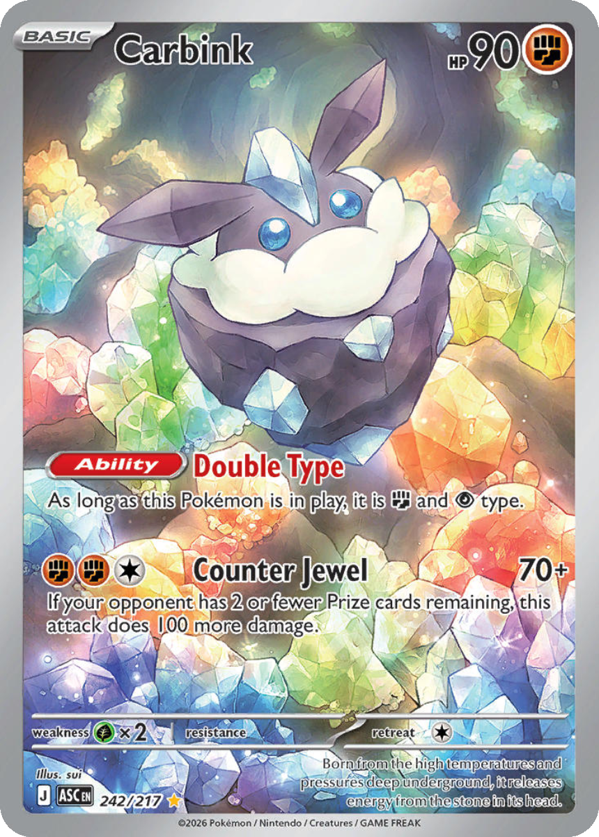 Carbink - ASC 242/217 (Illustration Rare) English Ascended Heroes 2026
