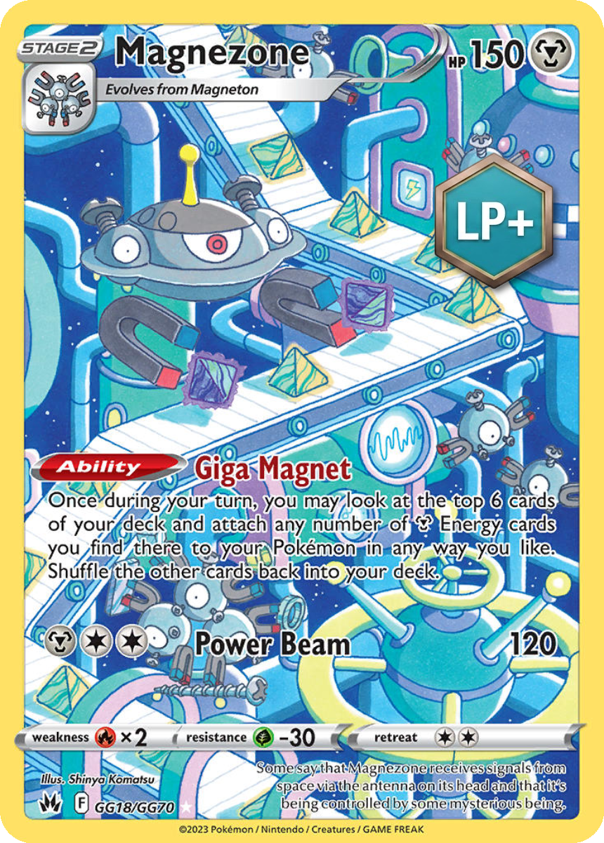 Magnezone - CRZ GG18/GG70 (Trainer Gallery Holo Rare) English Crown Zenith 2023