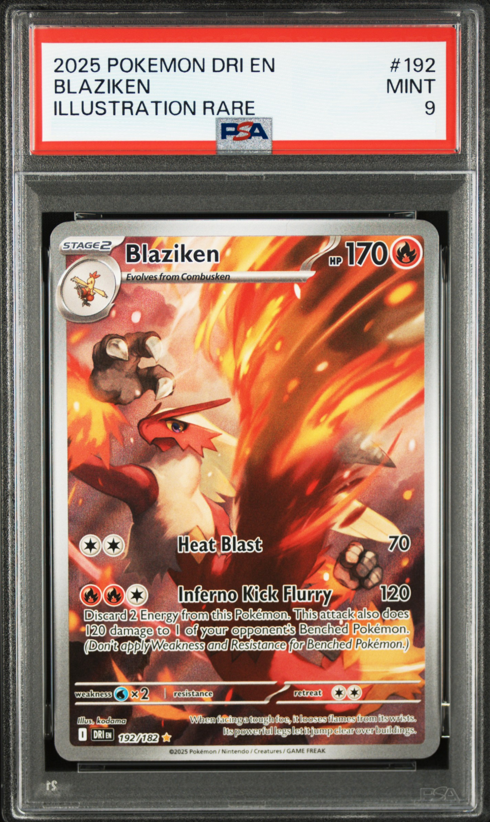 Blaziken - DRI 192/182 (Illustration Rare) English Destined Rivals 2025