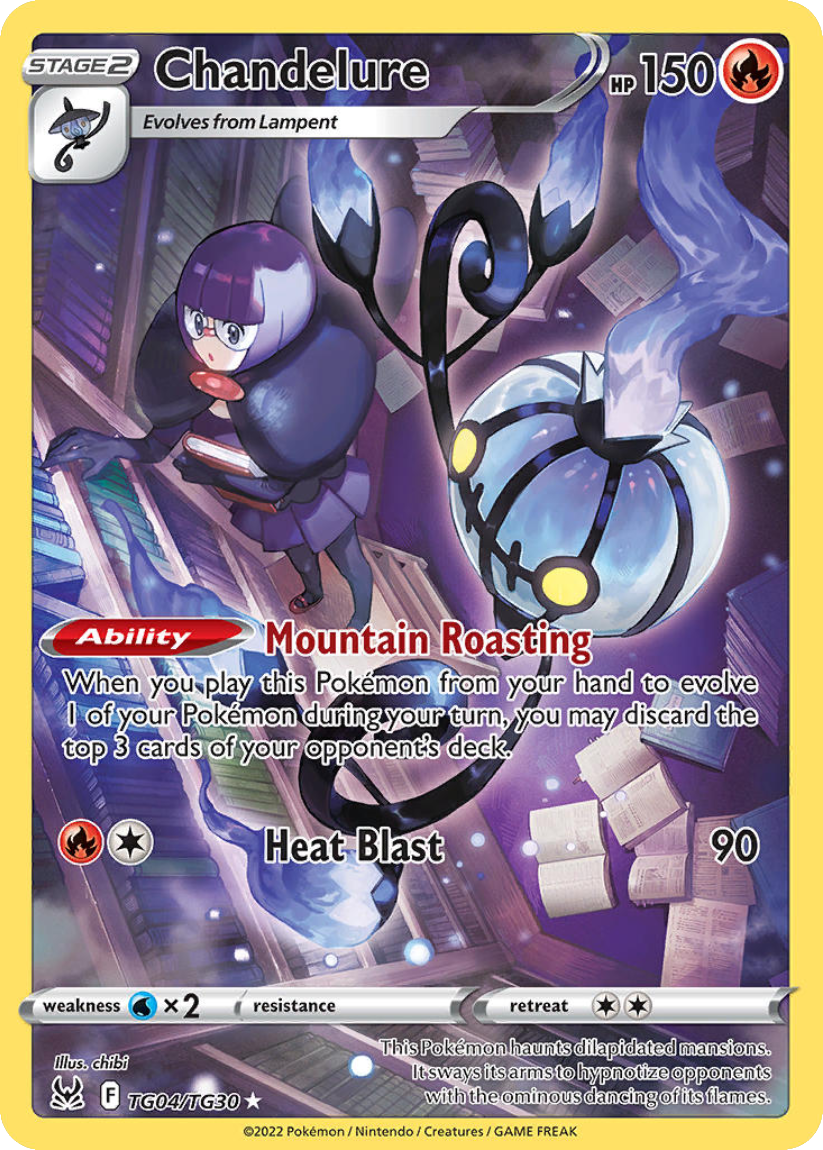 Chandelure - LOR TG04/TG30 (Ultra Rare) EN Lost Origin: Trainer Gallery 2022