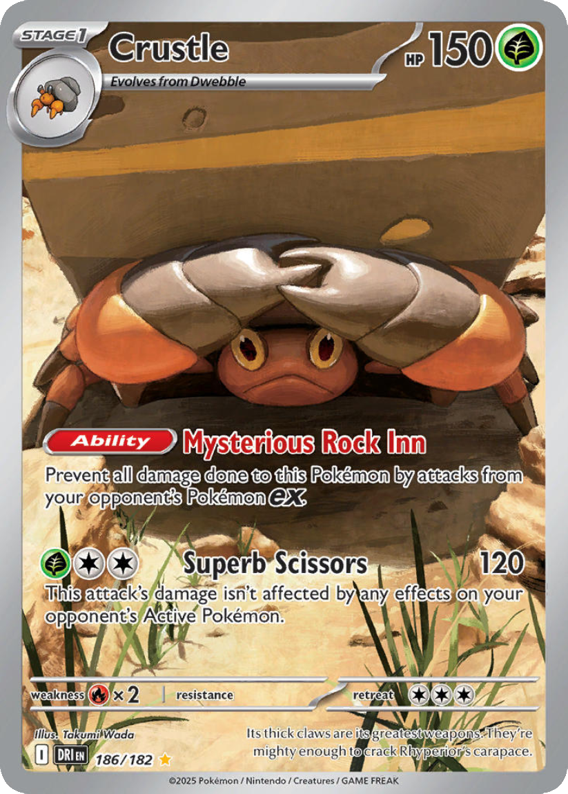 Crustle - DRI 186/182 (Illustration Rare) EN Destined Rivals 2025